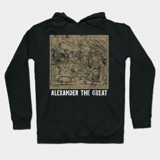 Alexander the Great Battle Head Ancient Greece Design Hoodie